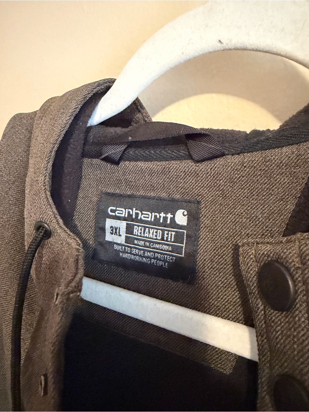 Carhartt Hooded Field Jacket in Olive 3XL Like New - Picture 2 of 6